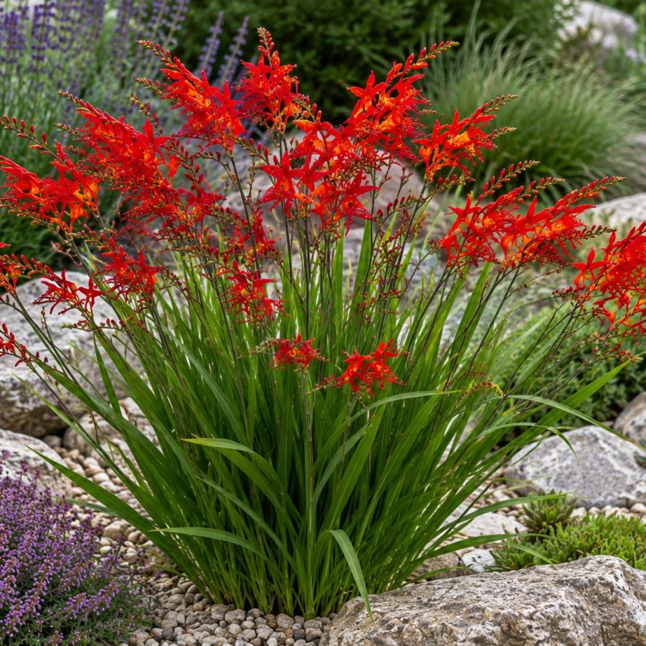 Obrázok Montbrécia (Crocosmia) ´CARMINE BRILLIANT´- kont. P9/P11